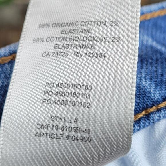 Aritzia Denim Forum Arlo High Rise Straight High-waisted straight jeans size 24 - Picture 7 of 7